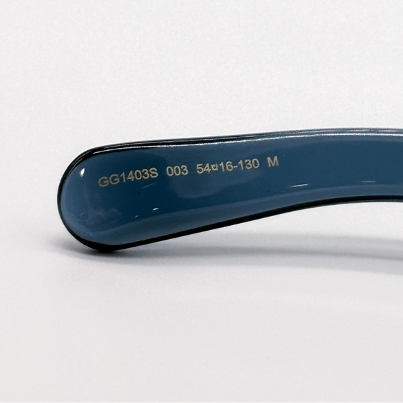 NEW GUCCI GG1403S 003 SQUARE BLUE BROWN WOMEN SUNGLASSES GUCCI - Picture 10 of 12